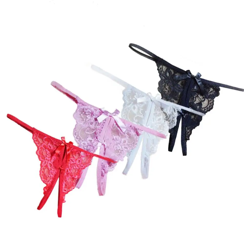 Crotchless G-String Thongs, Calcinhas Moda, Calcinha Sexy, Lace Open