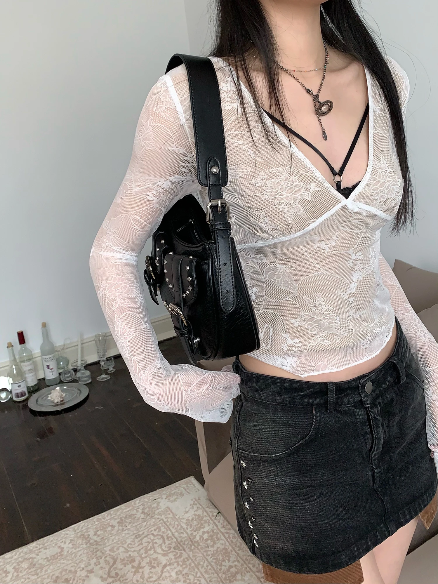 حقيبة ساعي Sweetheart Light Punk جديدة أصلية أمريكية عتيقة ببرشام تحت الإبط حقيبة ملونة ملمعة