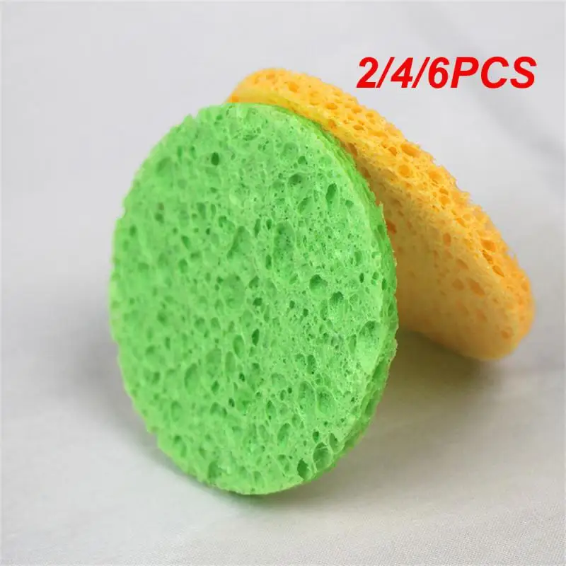 2/4/6PCS Wash Face Gentle Exfoliation Environmental Protection Soft Reusable Exfoliating Sponge Skin-friendly