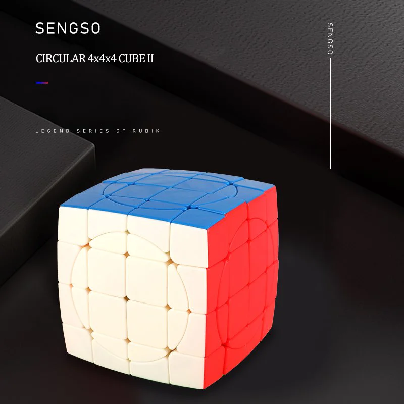 SENGSO 3x3 4x4 5x5 Megaminx tour magique Crazy Cube 2.0 édition de mise à niveau Cube sans autocollant coloré jouet Puzzle haute difficulté