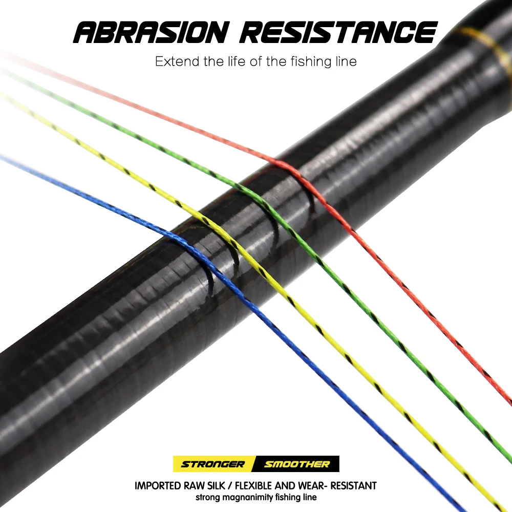 SIECHI Japan 4 Stränge geflochtene Angelschnur 1000 m 300 m Multifilament gesprenkelter PE-Draht Fliege Meer Salzwasser Süßwasser Pesca – Detail 7