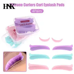 2/4/5/8Pairs Silicone Eyelash Perm Pads Lashes Rods Shield Lifting 3D Curler Accessories Applicator Makeup Tool