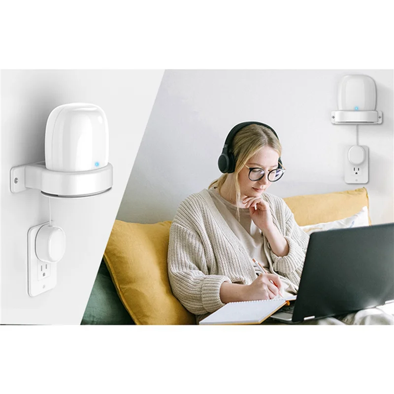 For Google Nest Wifi Pro Wall Mounting Bracket Intelligent Speaker Wall Storage Bracket Base, 3 PCS-Y05A