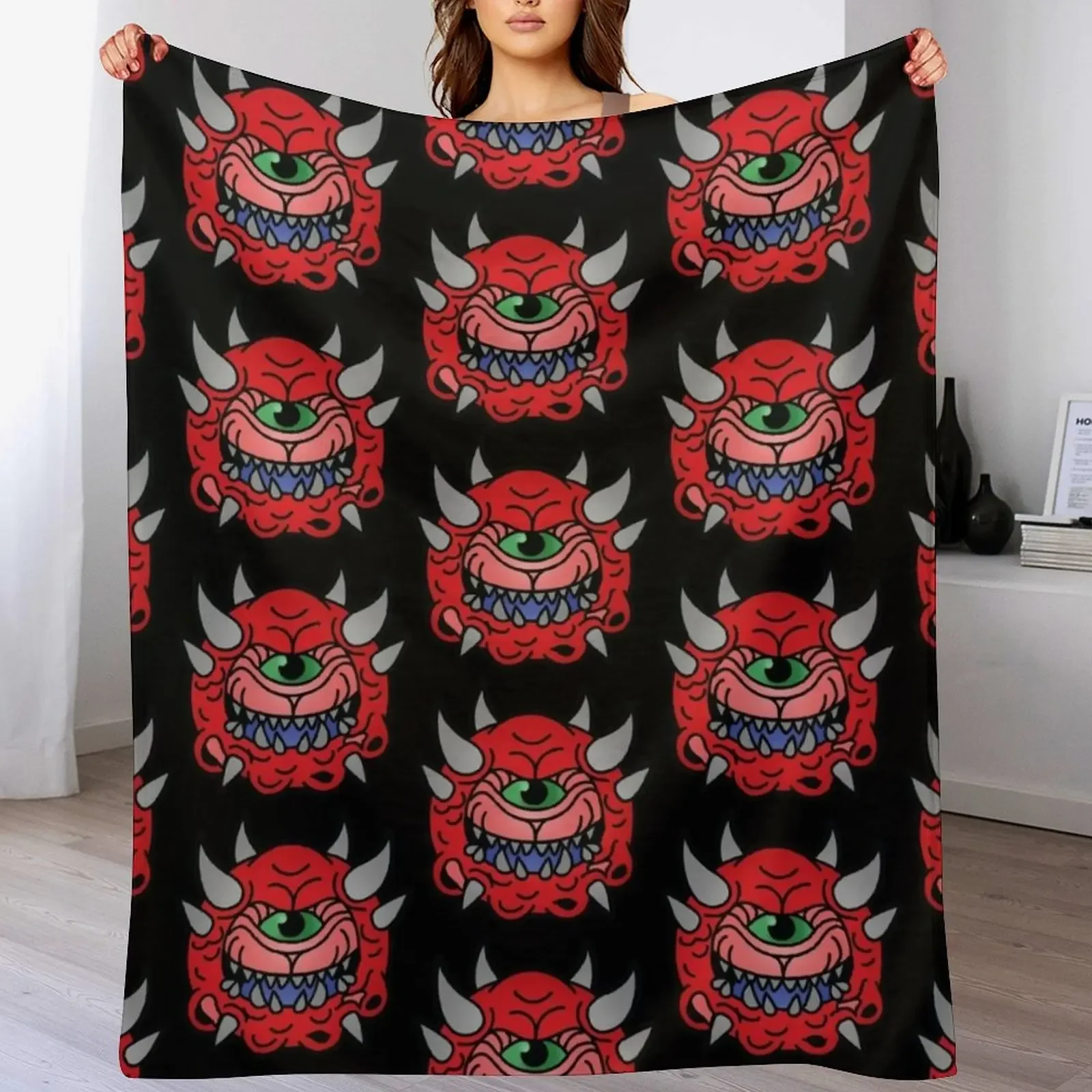 

New Cacodemon Throw Blanket anime valentine gift ideas Blankets