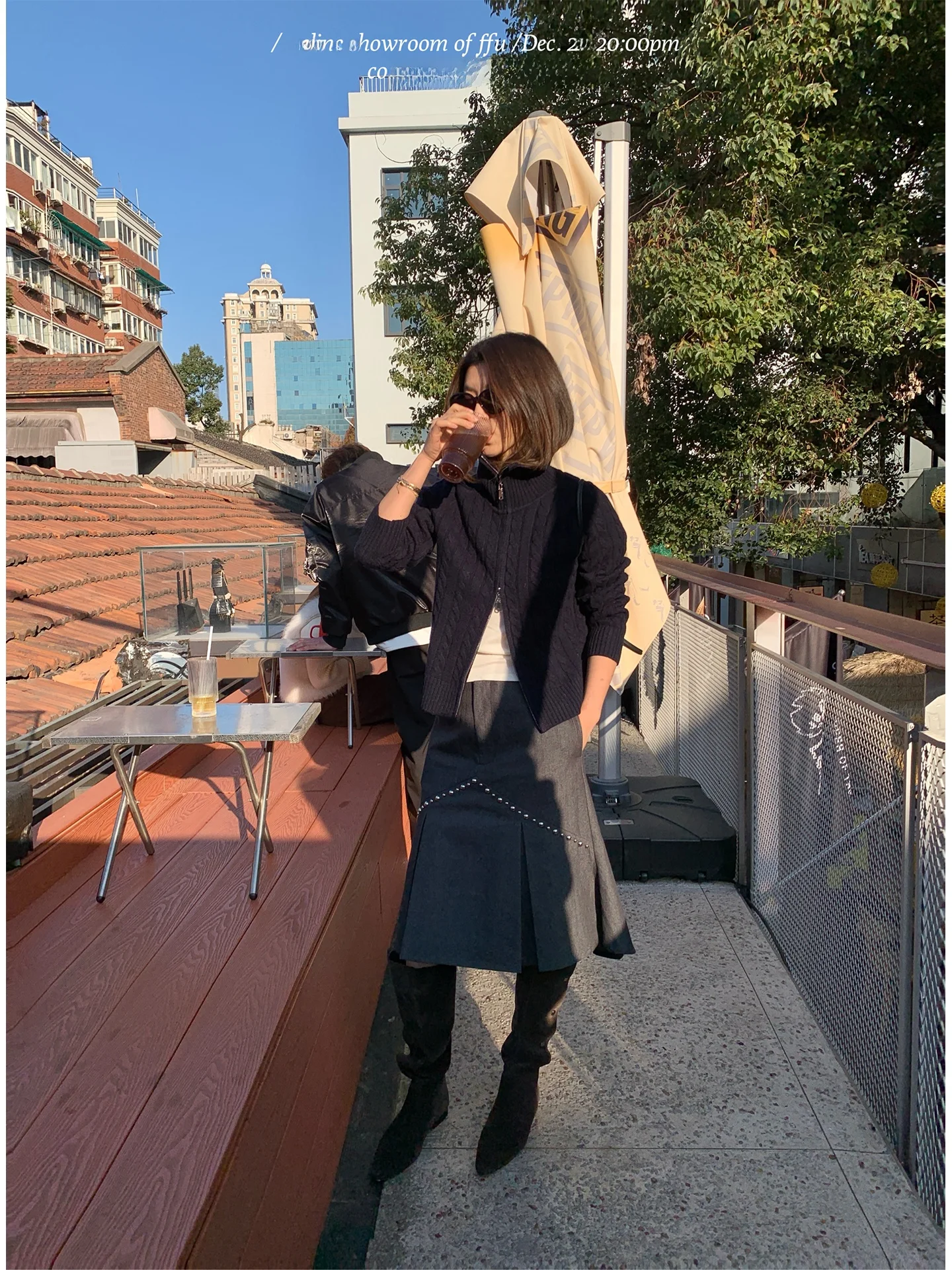 

Korean Style Women's Thickened Wool Knitted Cardigan Sweater Stand Collar Long Sleeve Zipper Casual Outerwear Fashion Top