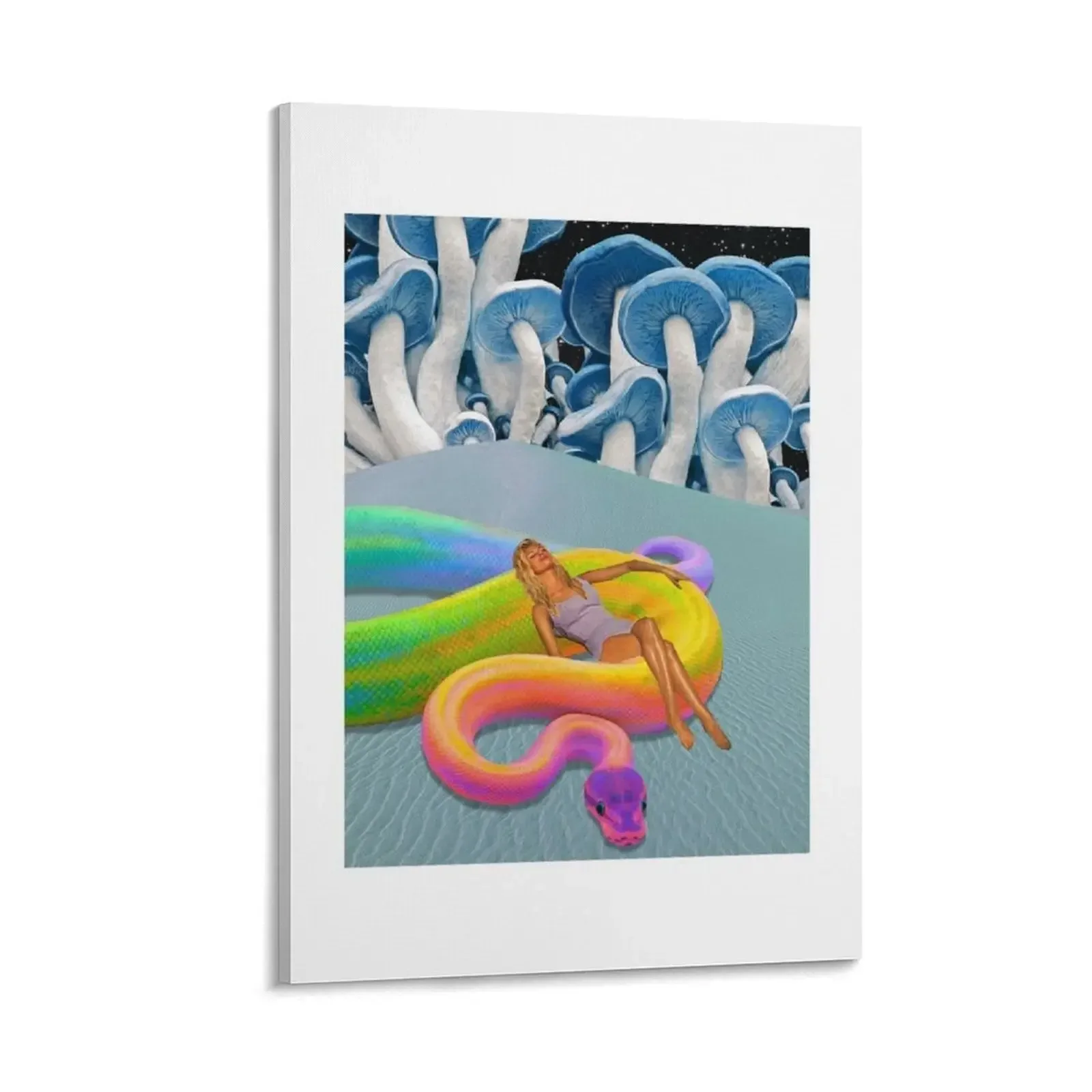 

Dream on a snake Canvas Painting wall frame for living room room decorations for men fashion wall paintings anime figure