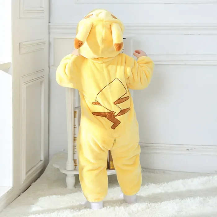 Baby Rompers Baby Girl Clothes Kigurumi Kids Onesie Purim Halloween Costume New Born Boy Pajama Flannel Warm Soft Jumpsuit 0-24M