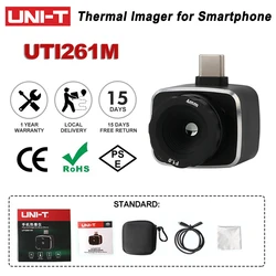 UNI-T UTi261M 256X192 Pixels PCB Circuit Fault Testing Tool 25Hz Android Type-C Mobile