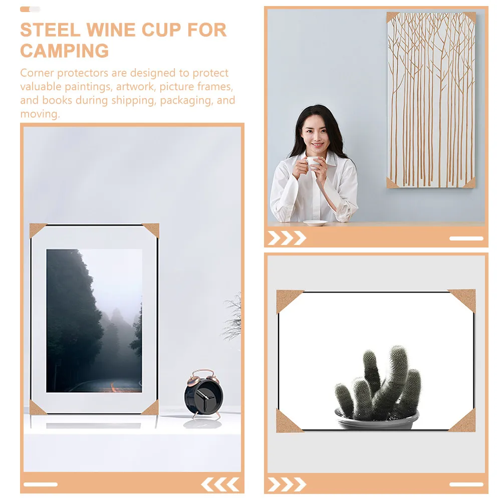 

120Pcs Picture Frame Corner Protectors Heavy Duty Shipping Corners Packing Materials for Protection Screen Frame