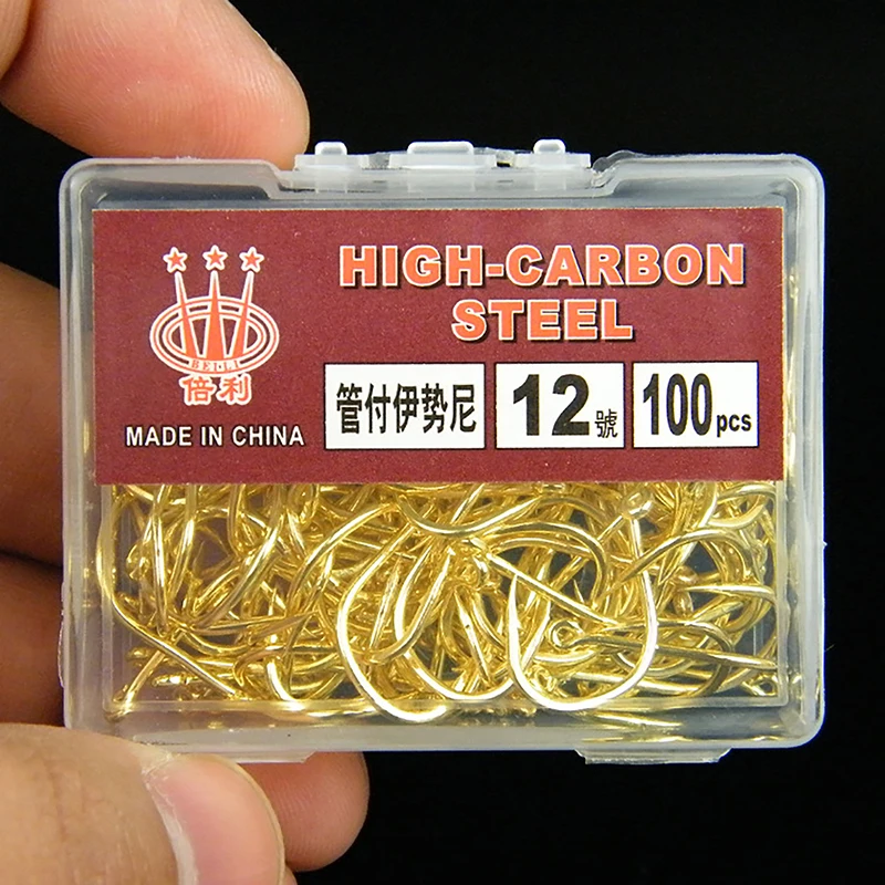 Caixa com 100 unidades, cor do - Fishing Hook Box avaliação e preço