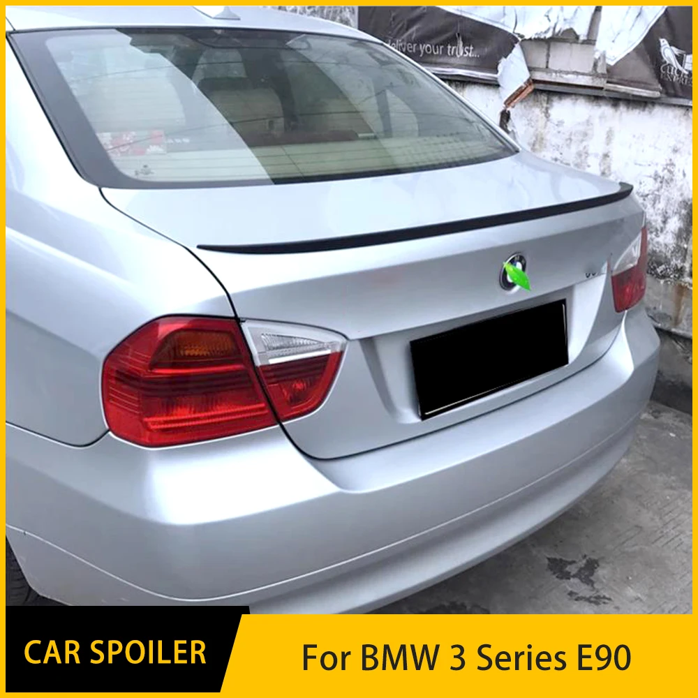

M3 Style For BMW 3 Series E90 2005-2013 320i 325i 330i High Quality ABS Plastic Carbon Black Car Trunk Wing Rear Roof Spoiler