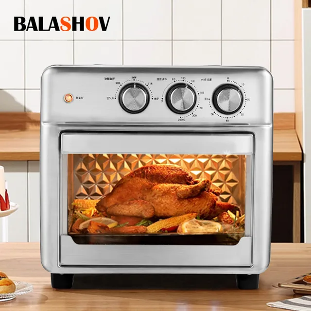 13L Air Fryer Electric Hot Fryer Oven Oilless Cooker Nonstick Visible Window Home Appliance Electric Fryer without 1