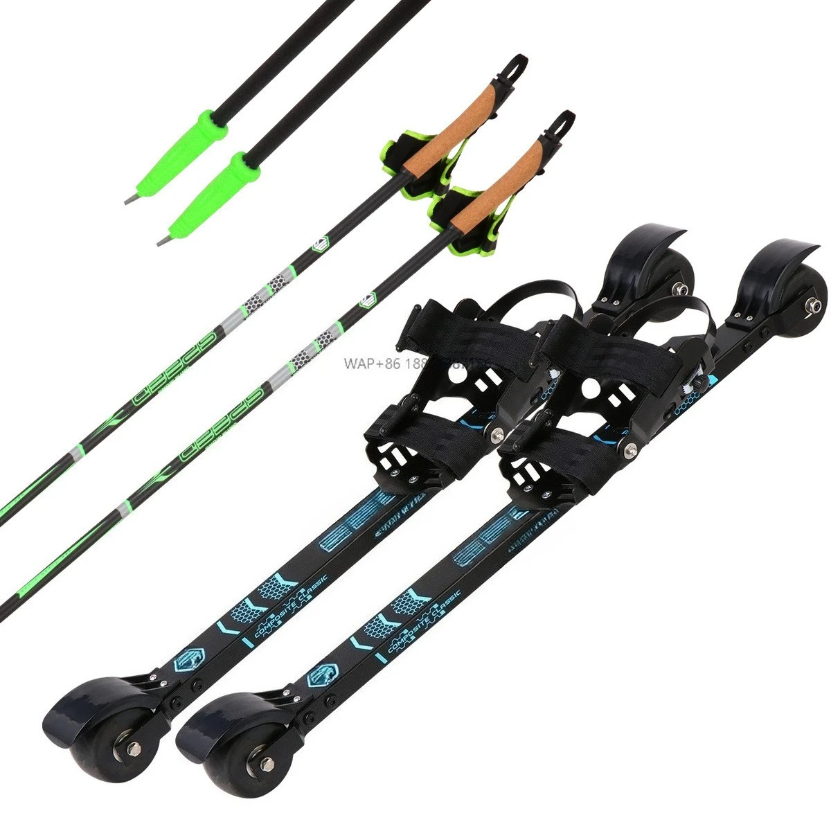 

Safe Skiing Board Trainer Aluminum Alloy Fiber Stable Outdoor Land Roller Ski