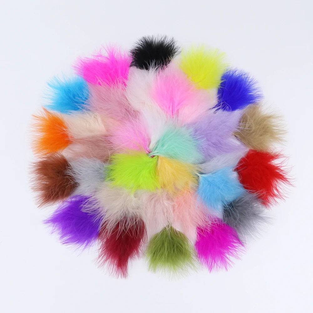 Plumes de dinde colorées de 7-12 cm, 100 pièces, vente en gros, plumes naturelles, bricolage, artisanat, bijoux, mariage, décoration de la maison, fournitures pour la pêche à la mouche