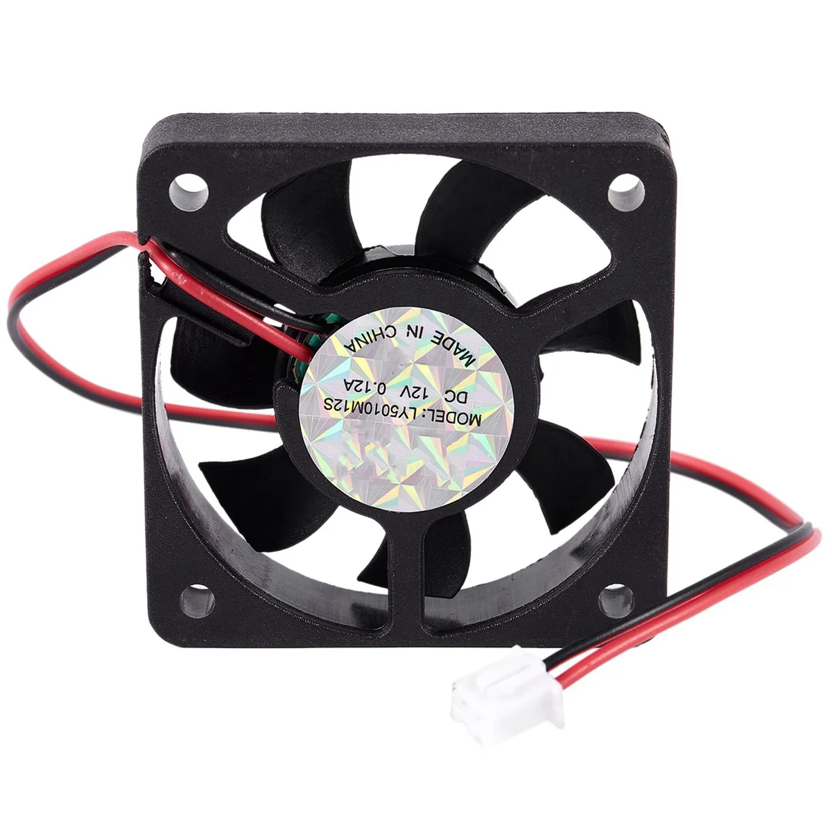 

50mm 12V 2Pin 4000RPM Sleeve Bearing PC Case CPU Cooler Cooling Fan