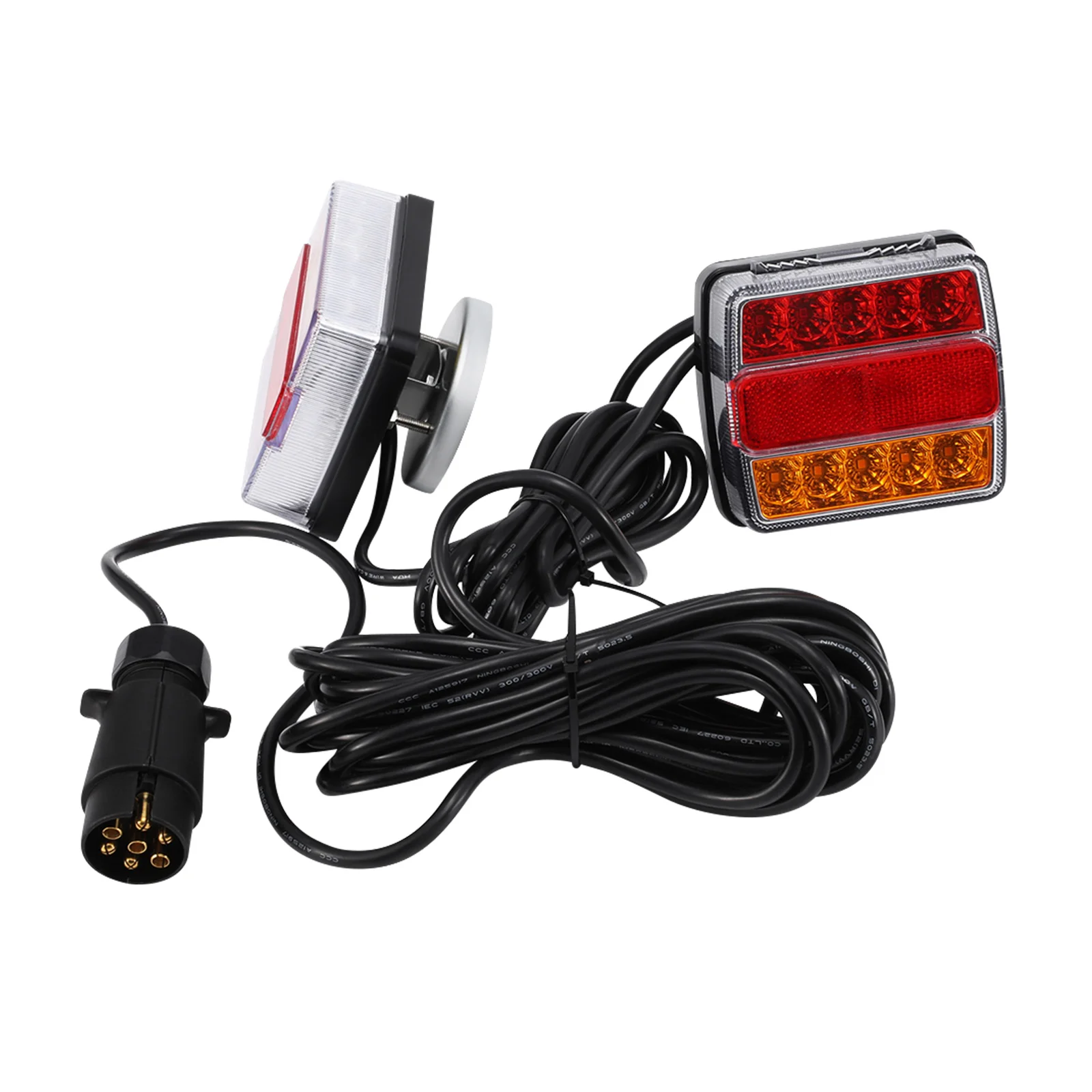 Trailer LED Light, Tail License Brake Running Light, Tail Light Kit  Universal for Trucks, Trailers Under 80'', Semi-trailers,