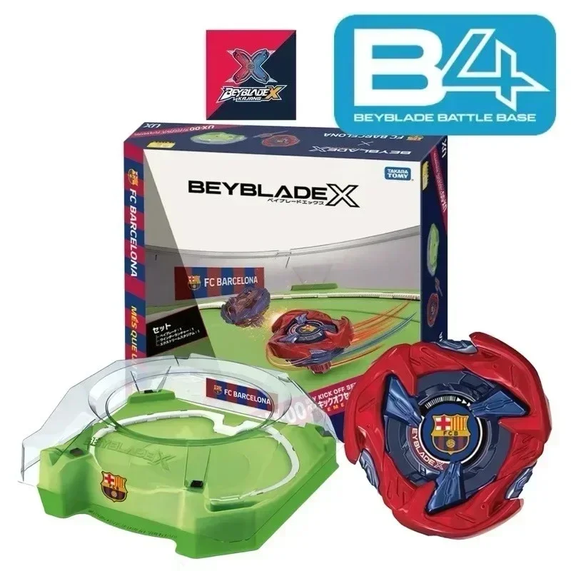 

GENUINE TAKARA TOMY BEY X UX-00 Bey Kick Off Set FC Barcelona Ver BLADE NEW WITH ORIGINAL PACKAGING SET BXG-19
