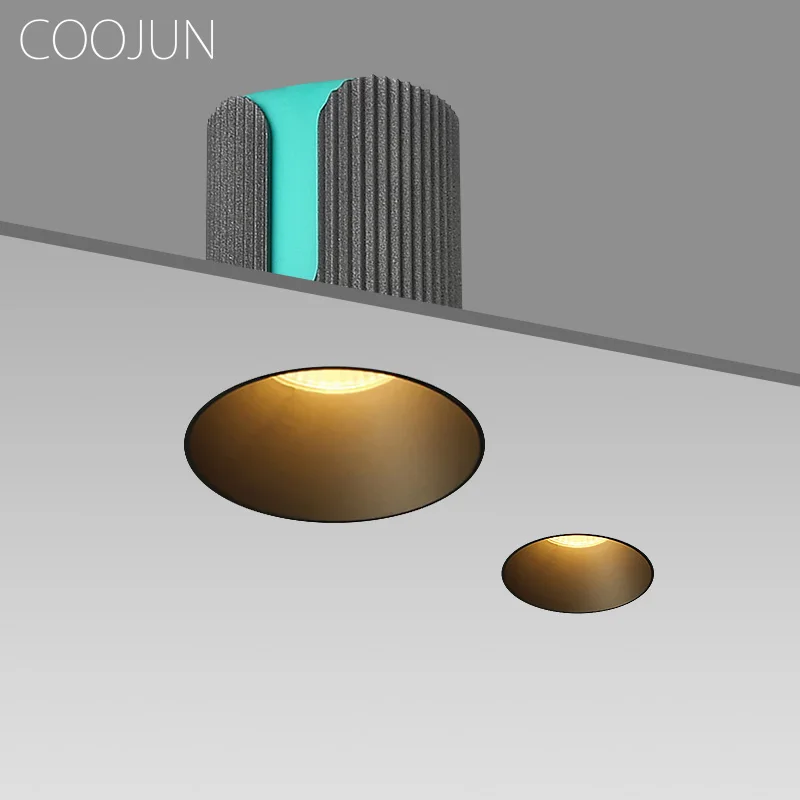 

Современная Встроенная потолочная лампа COOJUN для гостиной, коридора, спальни, с регулируемой яркостью