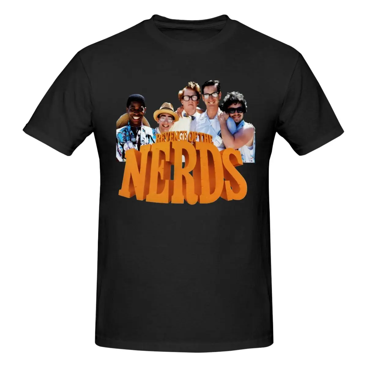 Men Revenge Of The Nerds Robert Carradine RIP Fans Support T Shirt Vintage Cotton Men T Shirt