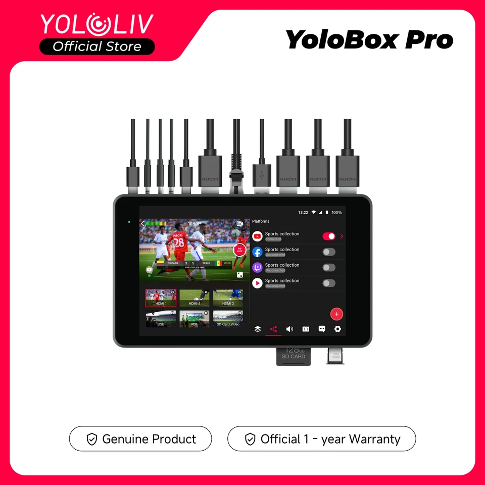 YOLOLIV YoloBox Pro The Ultimate All-In-One Multi-Cam Live