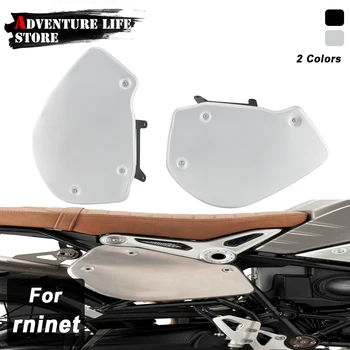 Auminum Cafe Racer side panels cover motorcycle number plates with bracket for BMW R nine T RNINE T R 9T side frame febracket