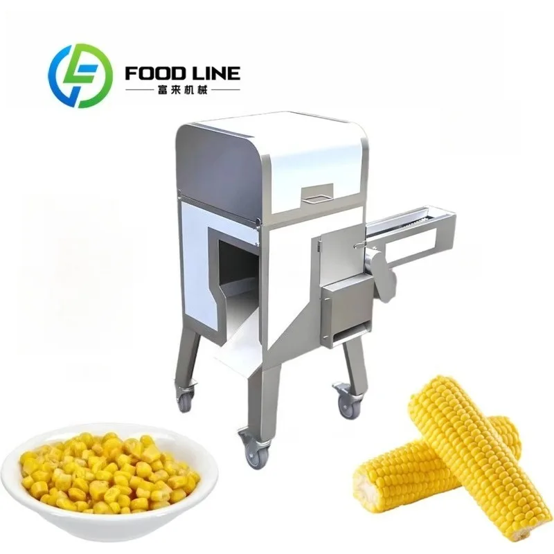 Electric Sweet Corn Peeling and Sheller Machine Maize Cob Separator Husker Thresher for Fresh Corn Kernel Removal