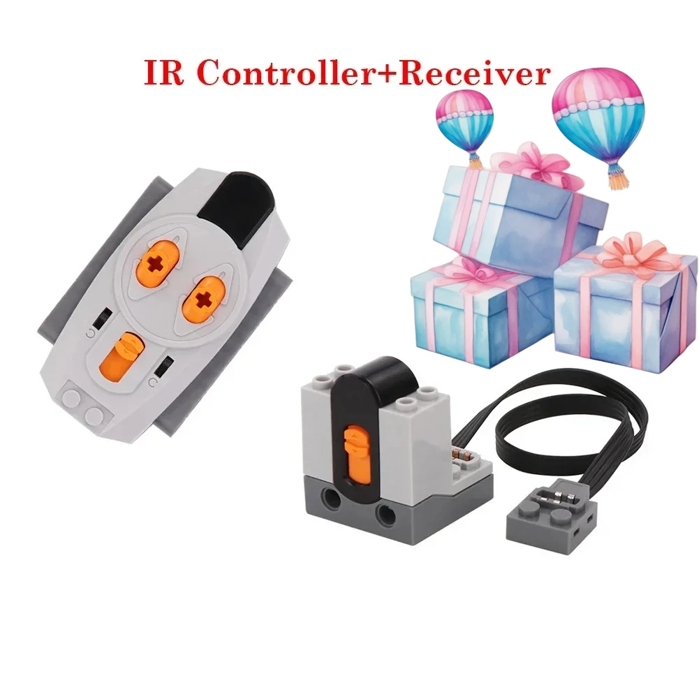 

Technical Power Functions Servo Parts Train Buggy M Motor 8883 Modified IR Remote Power Group Sets Lithium Battery Box 9686