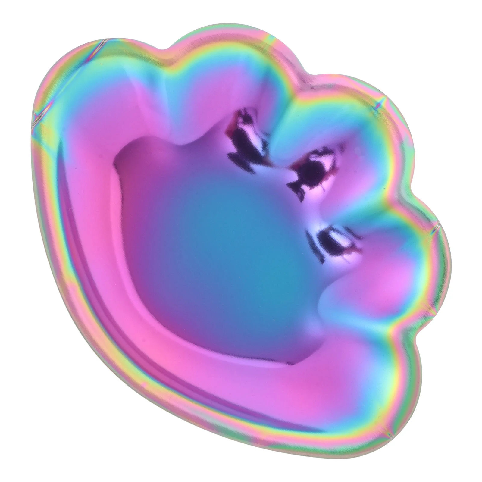 

Stainless Steel Jewelry Tray Shell Design Elegant Organizer for Rings Necklaces Storage Vanity Dish Metal Tray