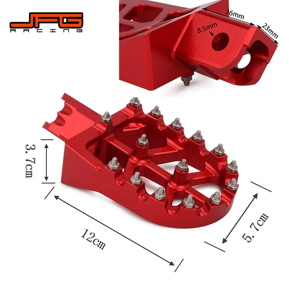 Motorcycle Universal CNC Colorful Footpeg Footrest Foot Pegs For HONDA CRF XR 50 70 110 M2R SDG DHZ SSR KAYO Pit Bike