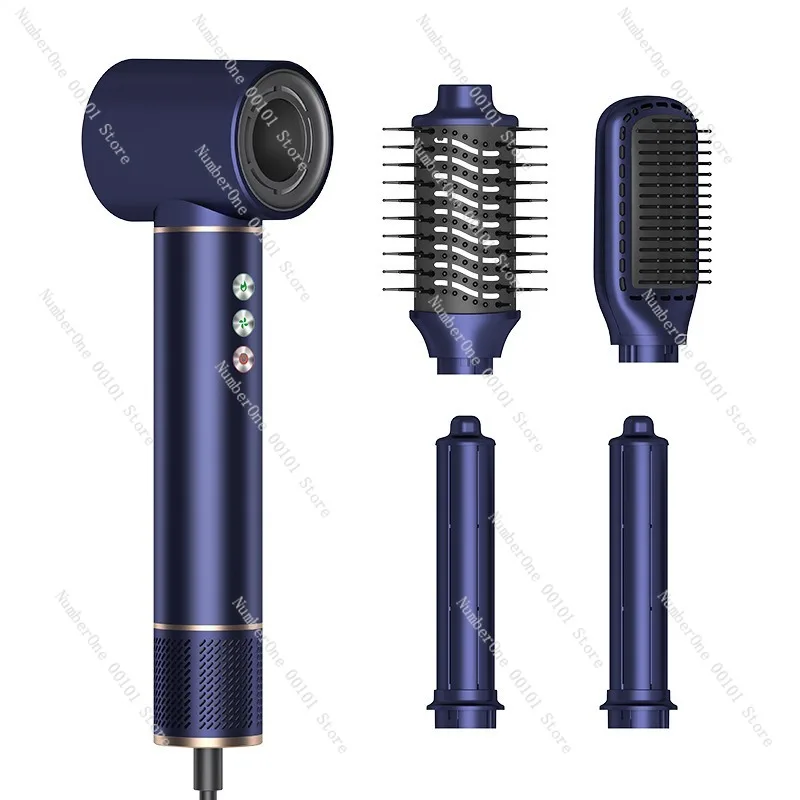 High-speed brushless hair dryer 5-in-1 curling iron negative ion hot air styler