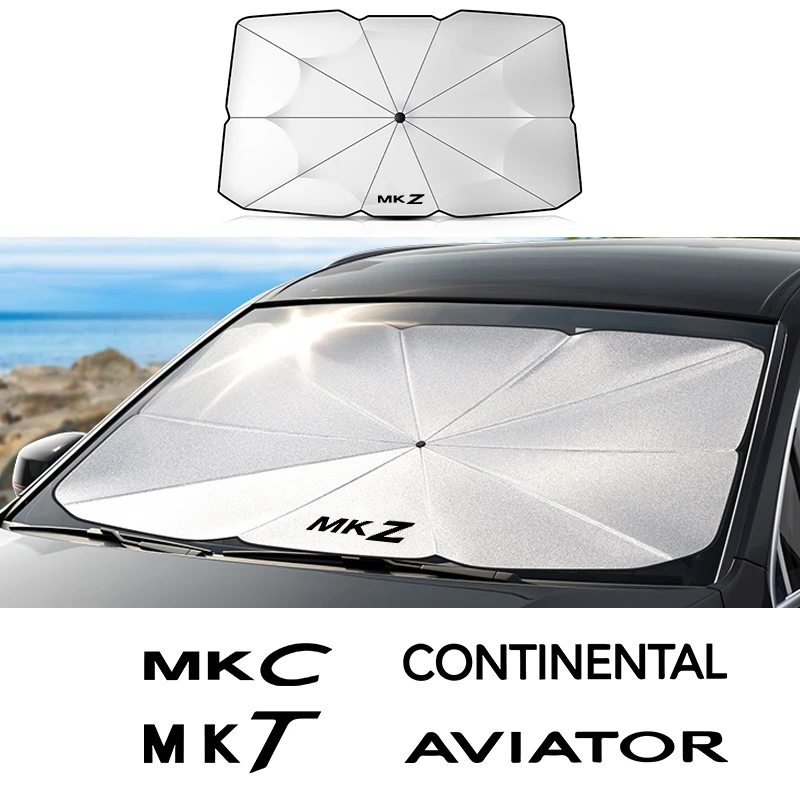 Protezione solare per auto per Lincoln AVIATOR Continental Navigator MKZ MKT MKC MKS MKX parabrezza protezione UV parasole