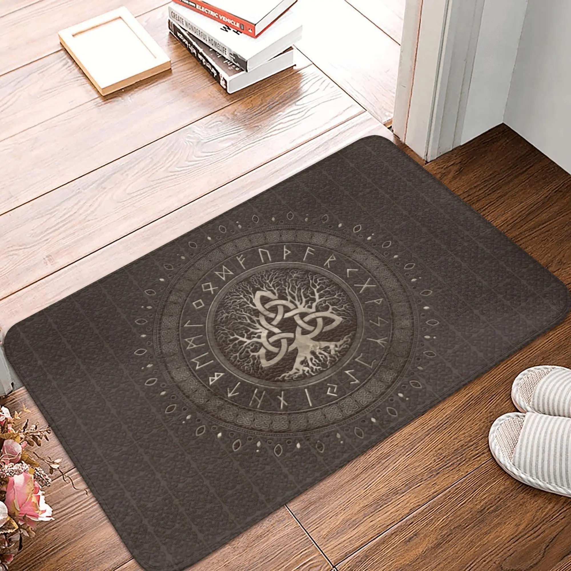 Norse Tree Of Life Printed Fla - Home Decor Design Ideas recension och pris