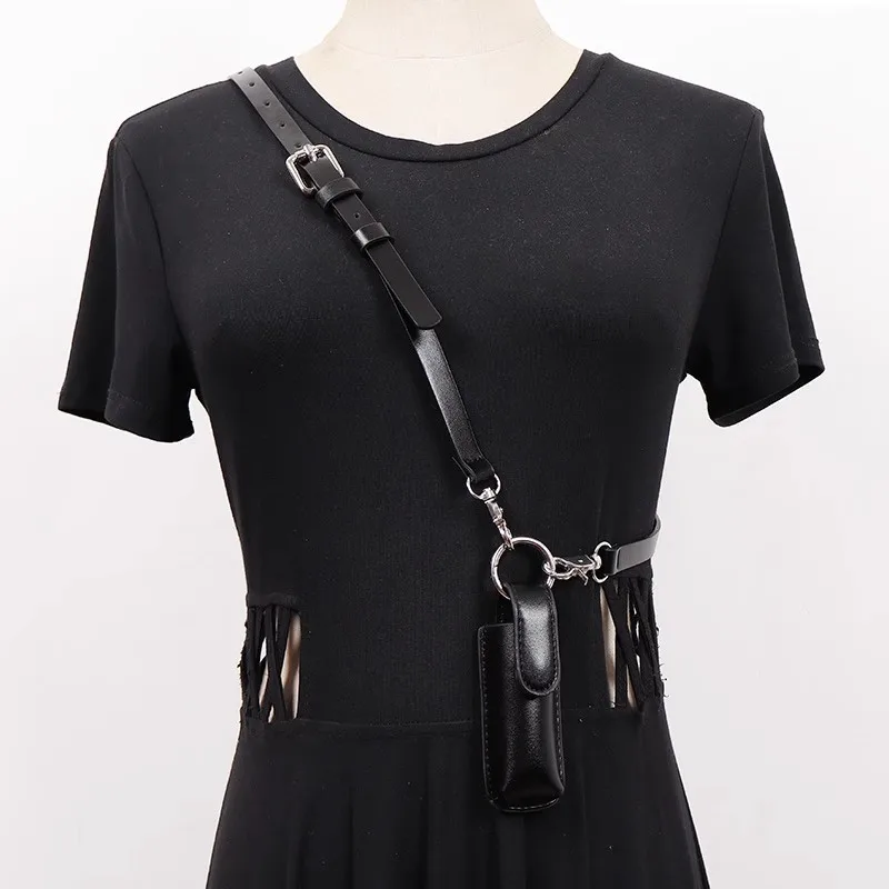 Women's Fashion PU Leather Small Bag Cummerbunds Female Dress Corsets Waistband Belts Decoration Wide Belt R157