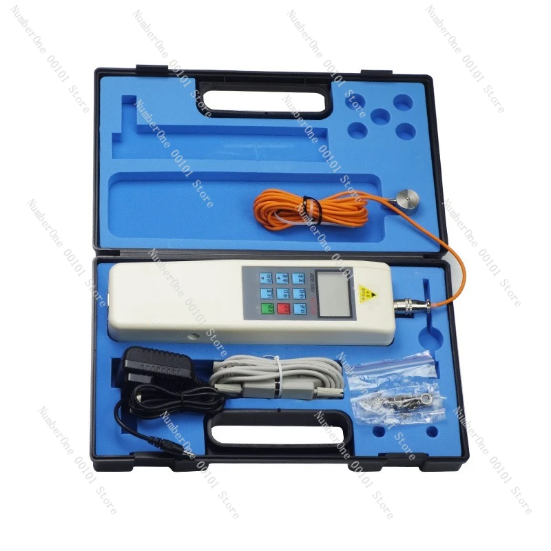 5T Digital Dynamometer with Screen Display, 50kN Small Digital Force Gauge Tension Meter for Industrial Testing