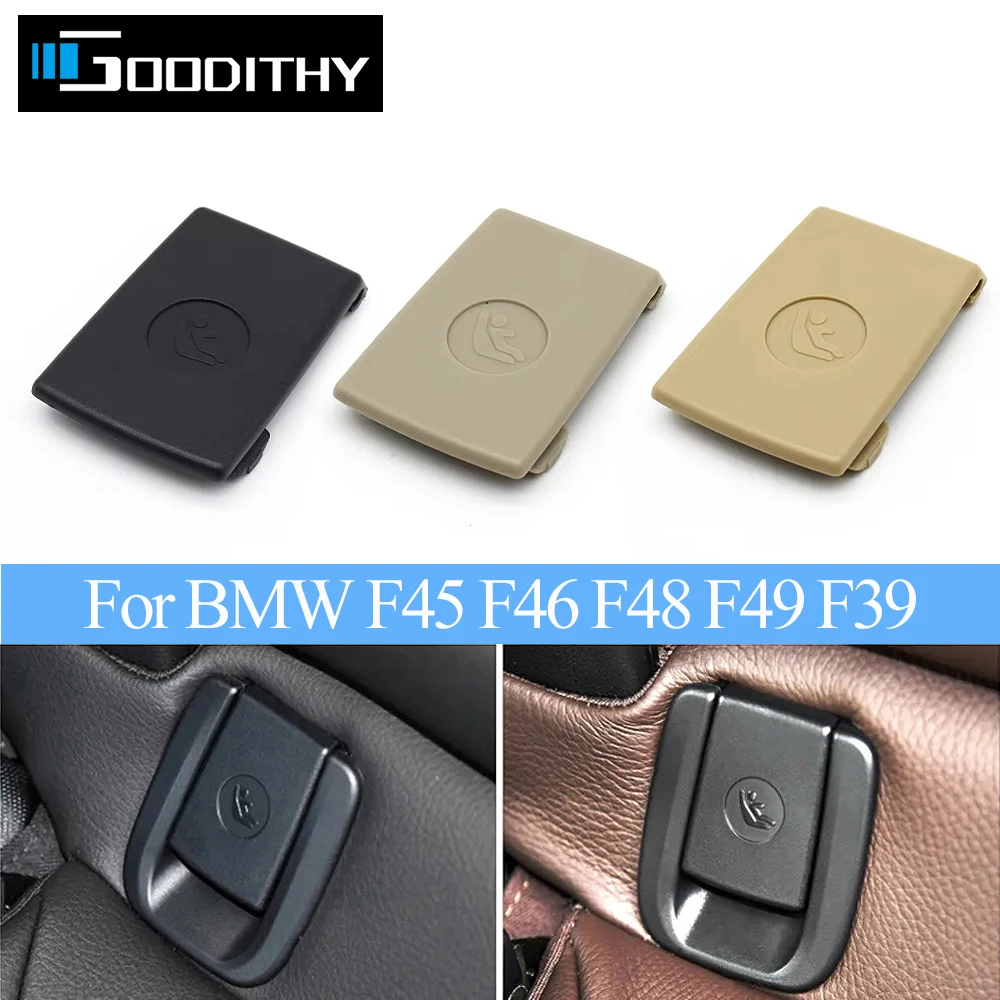

Car Rear Seat Child Restraint Anchor Button Connector Hook Cover ISOFIX Belt Cover For BMW 2 Series X1 X2 F45 F46 F48 F49 F39