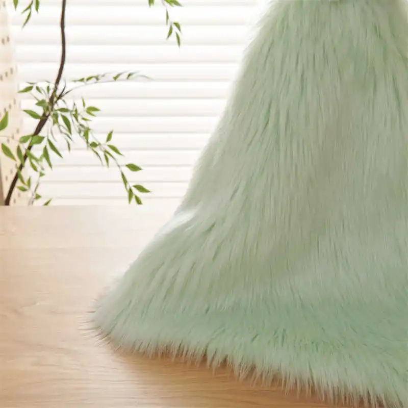 50x170cm Fluffy Soft Faux Fox Fur Fabric 5.8cm Long Plush Fur Fabric For Diy Fursuit Costume Jewelry Counter Cover Photo Props