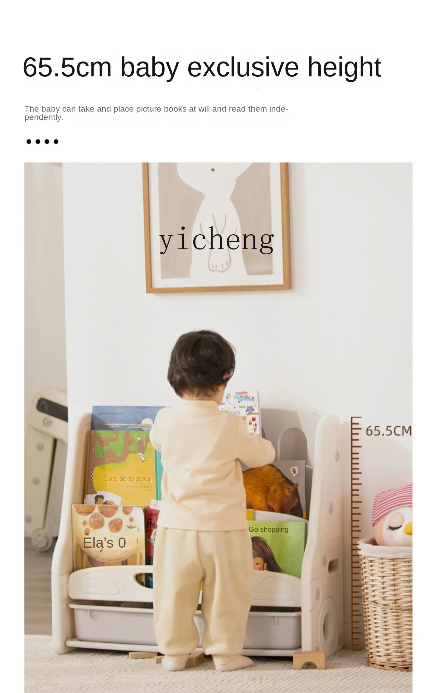 Rak Buku Anak Tqh, Rak Buku Bergambar Bayi, Rak Penyimpanan Mainan, Rak Penyimpanan Multi-Lapis, Loker Kecil, Rak Lantai