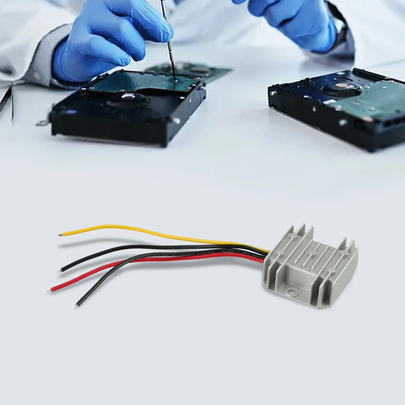 Robust Power Converter Regulator For 12V/24V Input Converts To 5V DC Output At 10A Waterproof And Shockproof Design