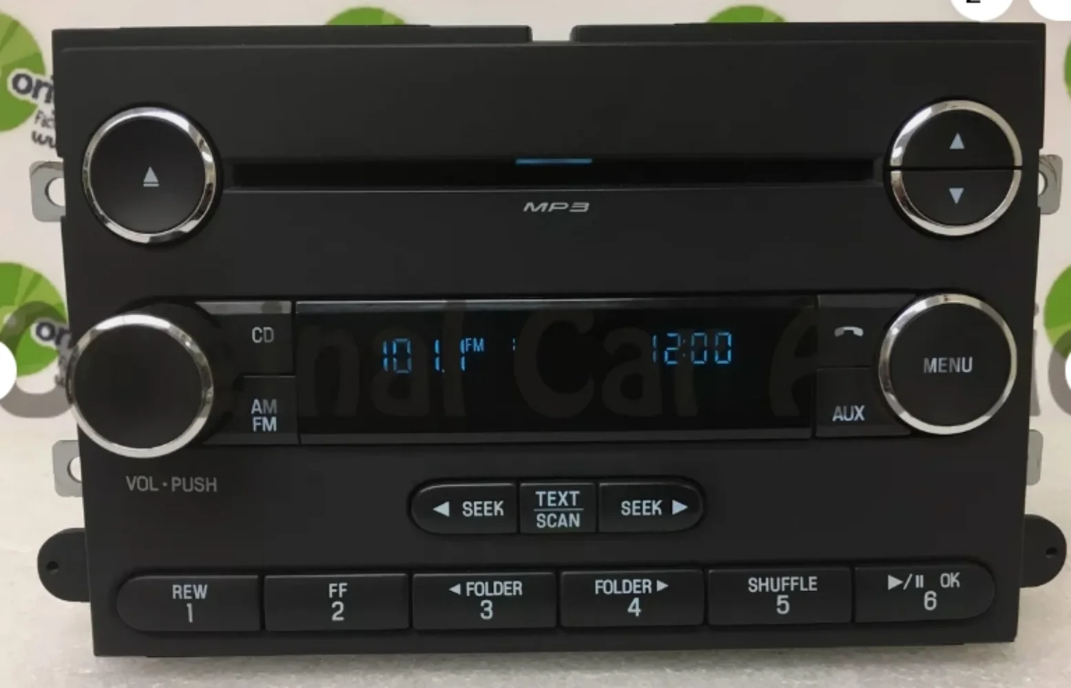 

2011–2015 Super Duty OEM 12 Вольт с одним компакт-диском MP3 AM FM-радио