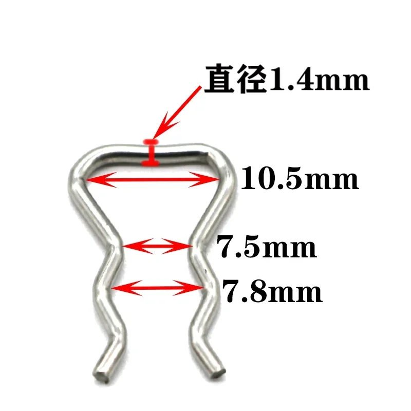Magnetventil 10PCSFor Bo-sch Solenoid Valve Common Rail Injection Clip Diesel Fuel Injectors Solenoid Valve Clip,Return Pipe Clamp Gas und Kraftstoff — Detail 2