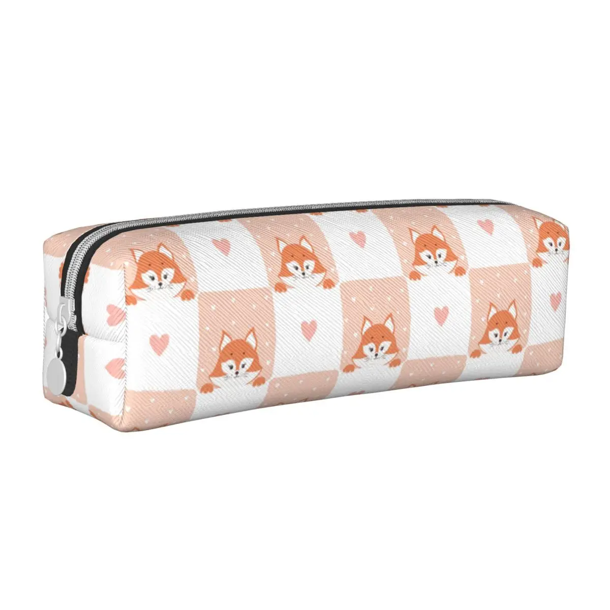 Cute Fox Pattern Pencil Cases Cartoon Animal Pencilcases Pen for Girls Boys Big Capacity Bags Students School Zipper Stationery