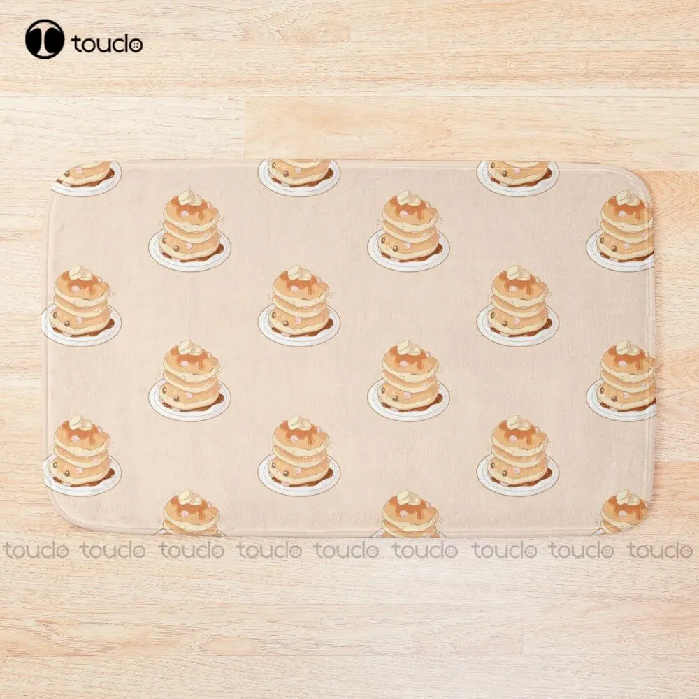 Hamster Pancakes  Bath Mat Meme Bathroom Mat Rugs