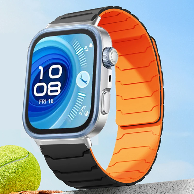 Магнитный ремешок для Huawei Watch Fit 4 Pro 3, сменный ремешок для часов, спортивный силиконовый ремешок-петля для Huawei Fit3 Fit4 Fit4Pro Correa