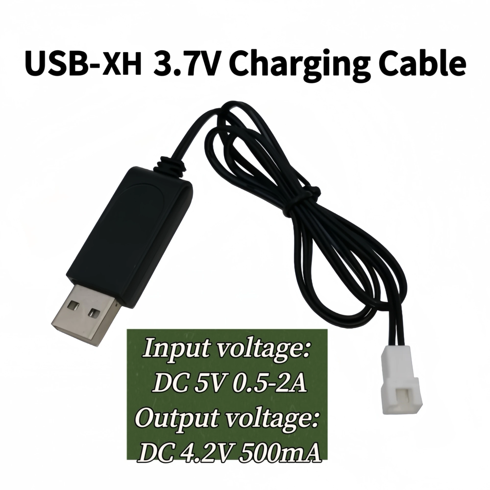 Batería recargable 18650, 3,7 V, enchufe XH2.54, batería de litio 18650 con cargador USB para linterna, proyector, altavoces, Radios