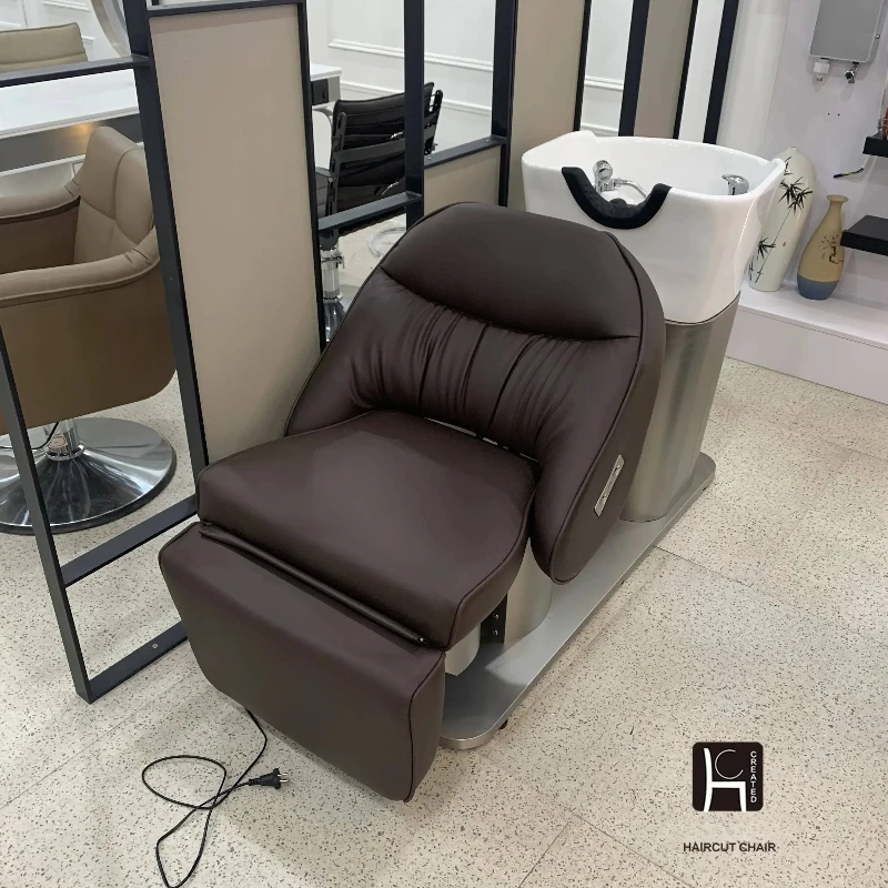 Silla lavabos para el cabello salón De belleza sillas De Spa japonesas para sala De estar lavabo De champú soporte estilista Silla De Escritorio