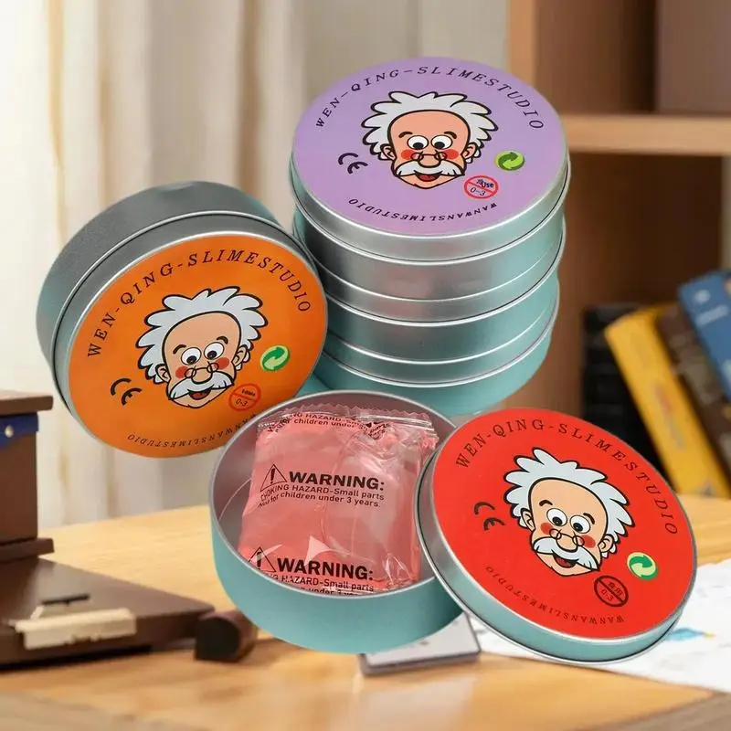 Levendig glazen modder speeldeeg stressverlichtingsspeelgoed; Anti-aanbak kristallen stopverf ontspanningsspeelgoed voor kinderen en volwassenen.