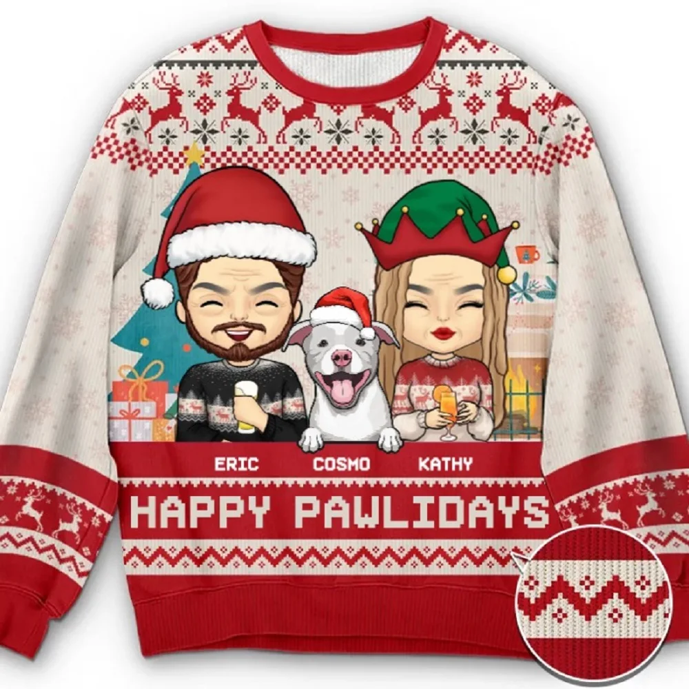 Funny Ugly Christmas 3D Print Cat Sweater Men Women Sweaters Jumpers Tops Holiday Party Pullover Hoodie Sweatshirt Large Size