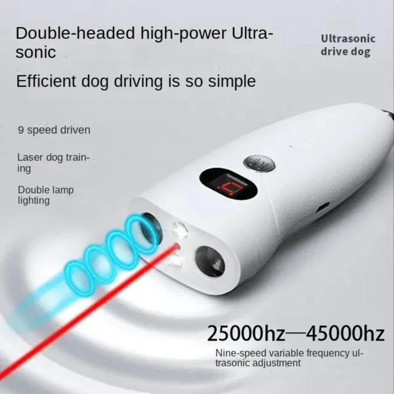 New High-powered Silent Dog Repeller Automatic Training Powerful Ultrasonic Rechargeable Dog Training Vibradores Dog Accessories