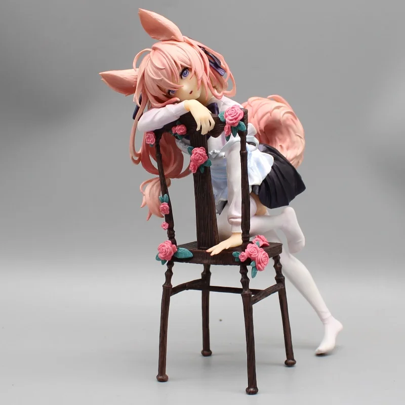 

21cm Rabbit Flova Figure Lep Studio Deadprinc Anime Bunny Girl Pvc Action Figure Toy Game Statue Collection Model Doll Kid Gift