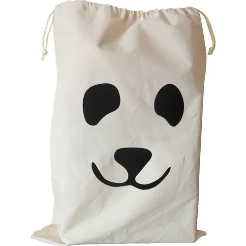 Bugy Bagy Panda Linen Dirty and Toy Storage Bag